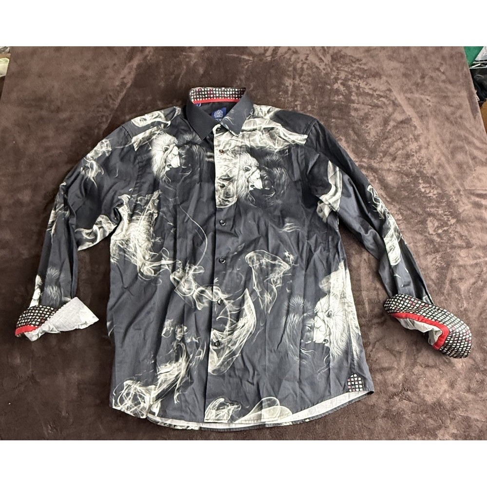 Men AVENUE dress shirt, size L #1637